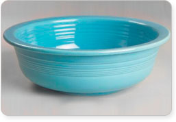 vintage fiestaware 9 inch nappy vegetable bowl